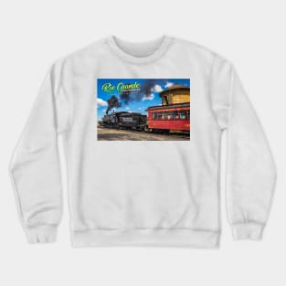 Rio Grande Southern 20 Steam Locomotive at Antonito Colorado Crewneck Sweatshirt